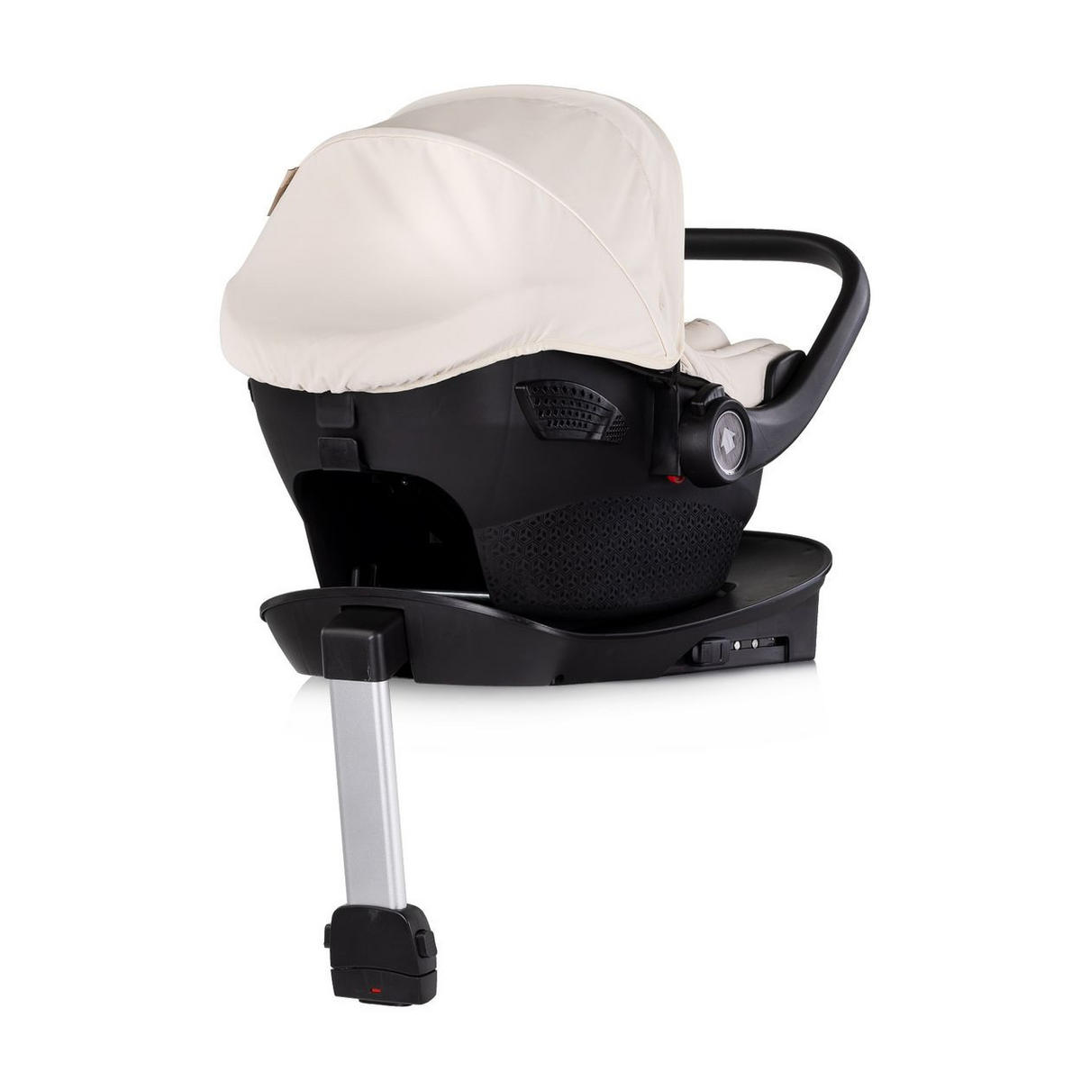 BABYSCHALE Set Isofix Pearl beige i-Size (40-85cm) Isofix-Basis-Station Adapter - Beige, Kunststoff (43/56/60cm) - Chipolino