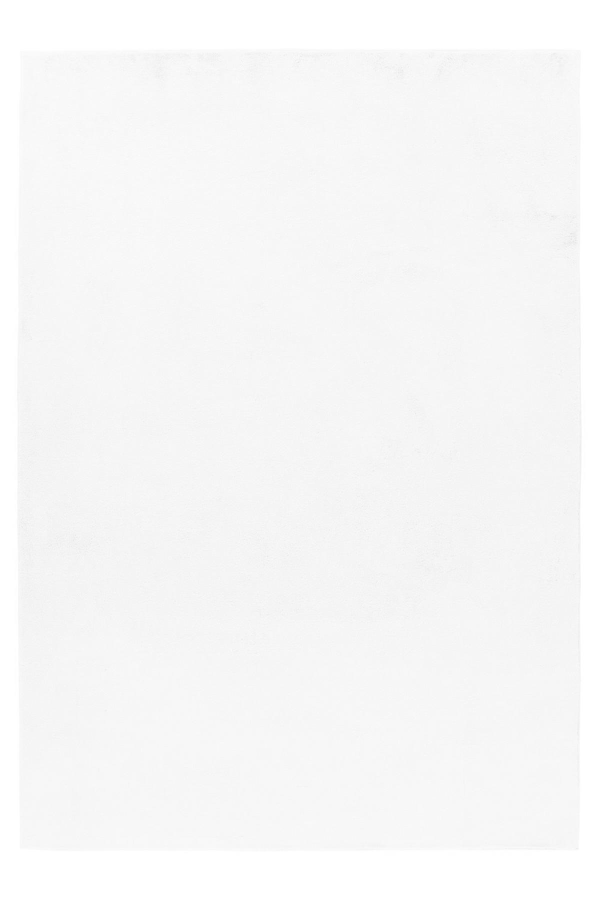 TEPPICH Kurzflor Uni Modern Waschbar Schlafzimmer Strapazierfähig Weiß 200x290 cm OEKO-TEX – NECKAR - Weiß, Textil (200/290cm) - KADIMA DESIGN