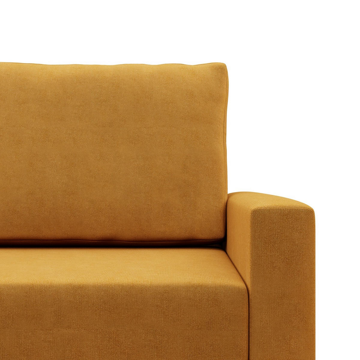 SOFA Blank gelb 152/92/92 - Gelb, Textil (152/92/92cm) - SIMKAM Furniture