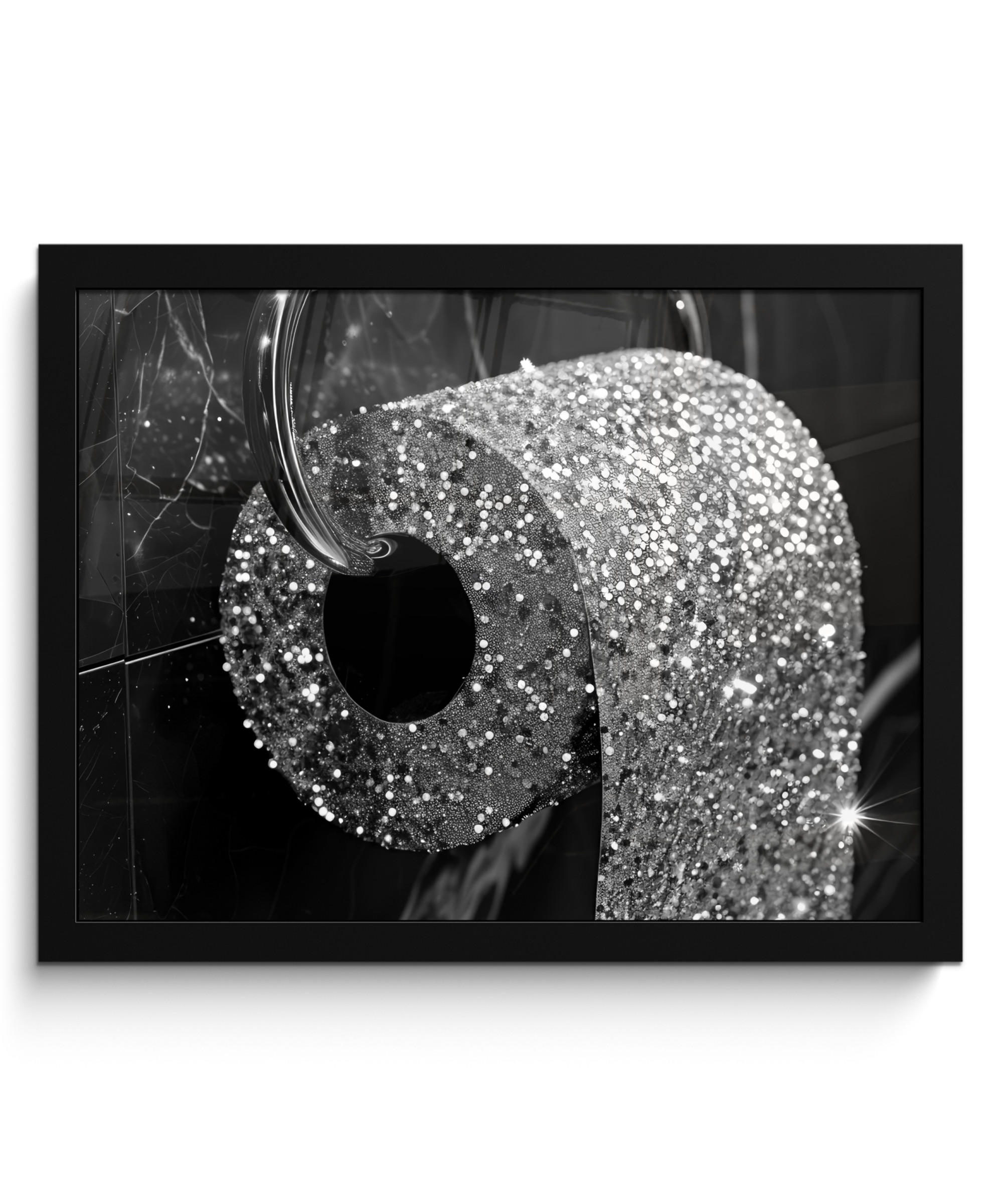 MuchoWow Poster Silber 40x30 cm