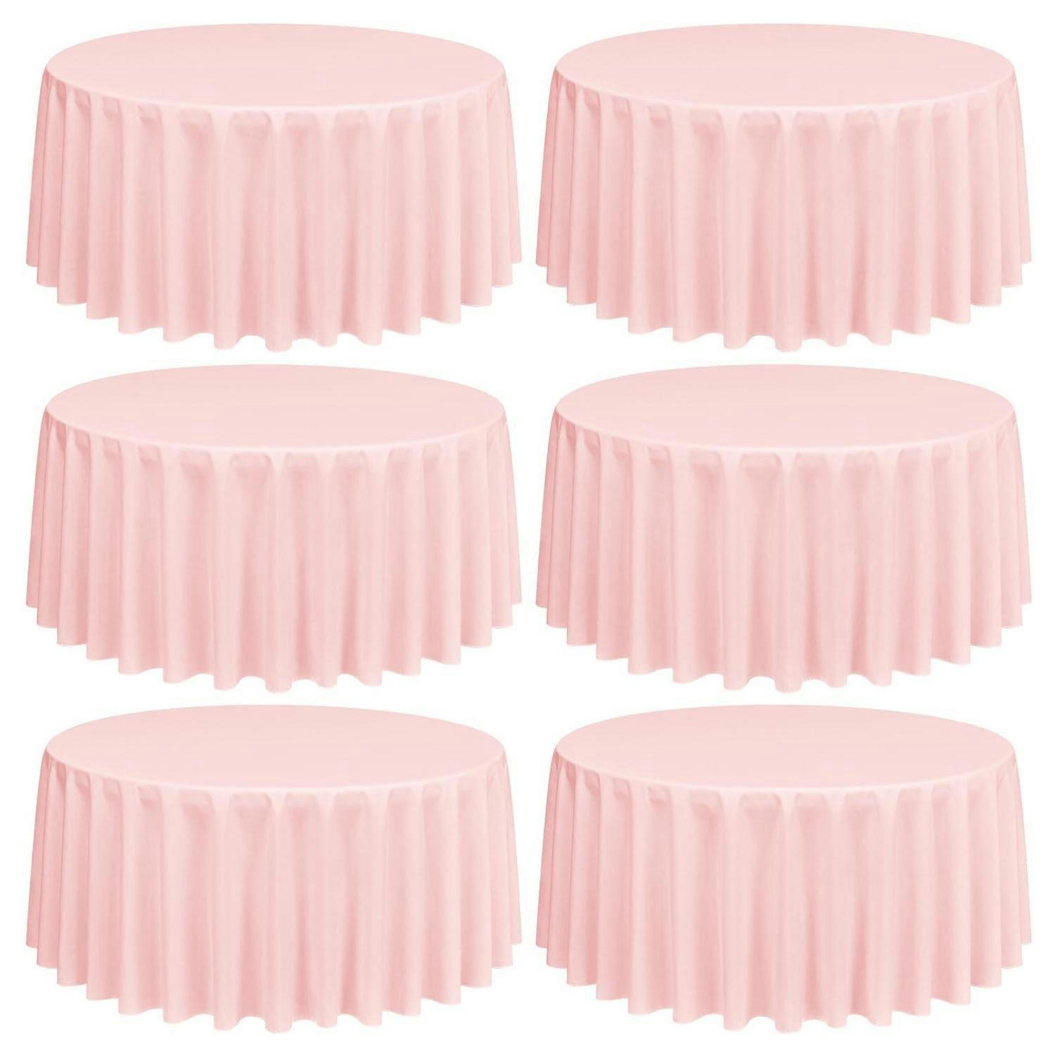 TISCHDECKEN 6er Set Rosa 228 cm - Rosa, Textil (228/228/1.5cm)