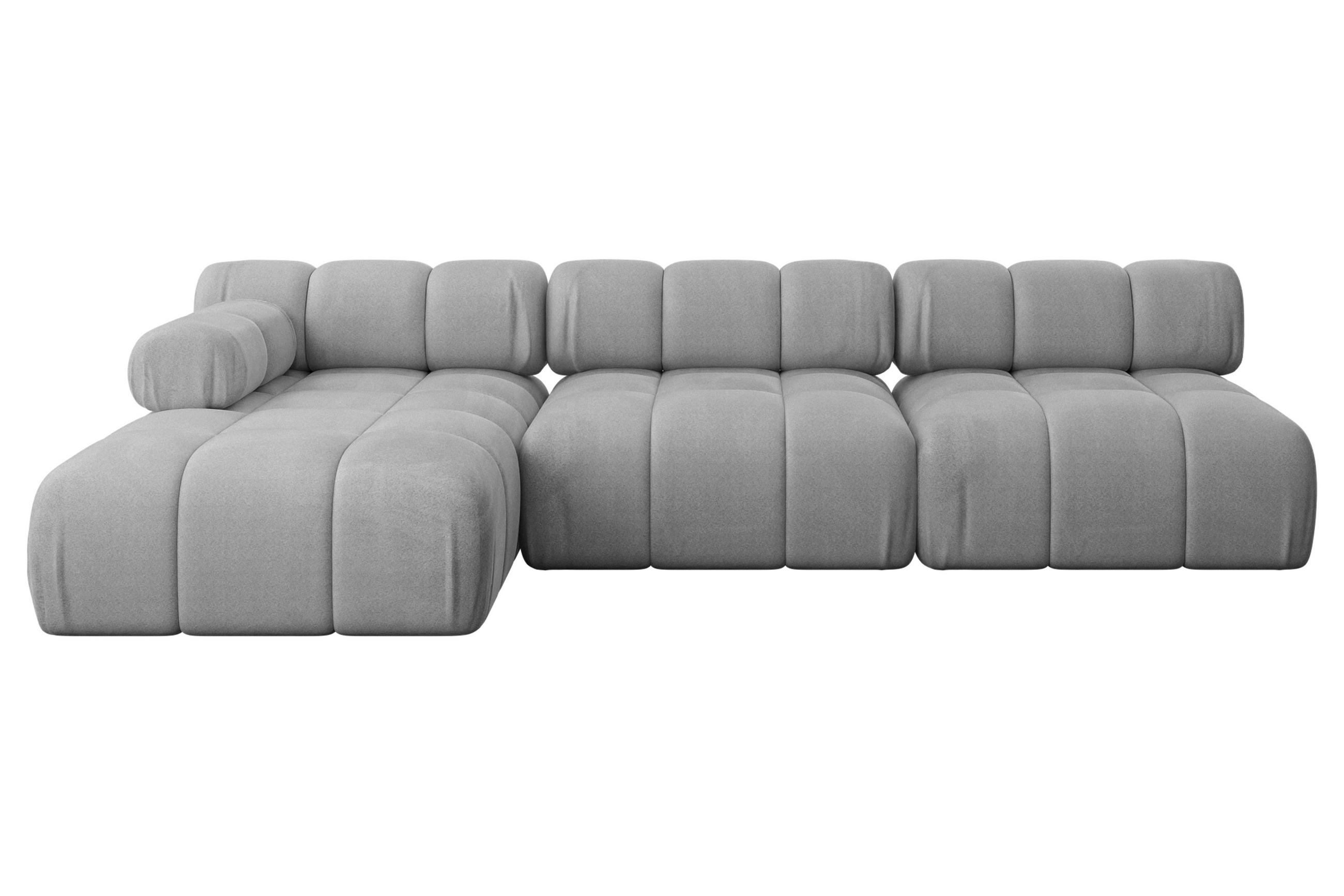 Altdecor Ecksofa Hellgrau 285x160 cm