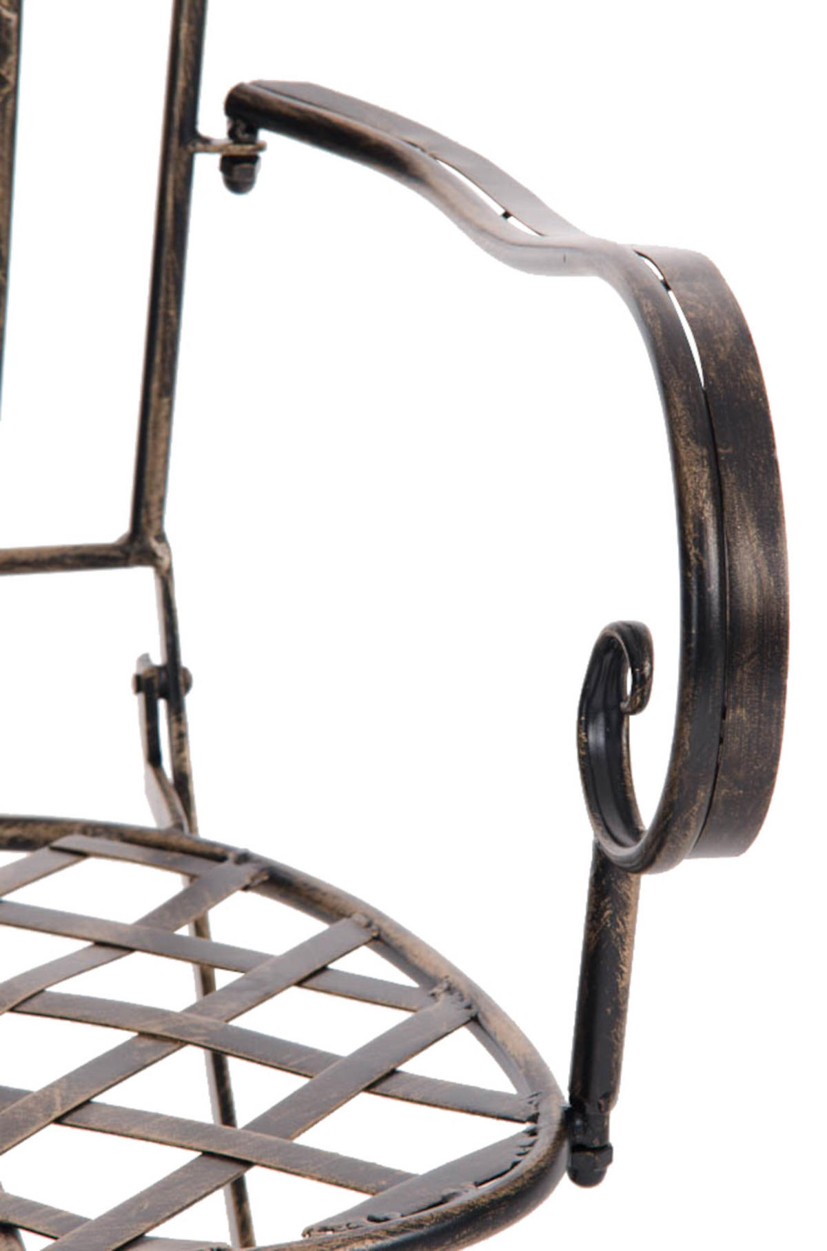 STÜHLE Athan - 2er Set bronze - Braun, Metall (56/93/51cm) - TPFGarden