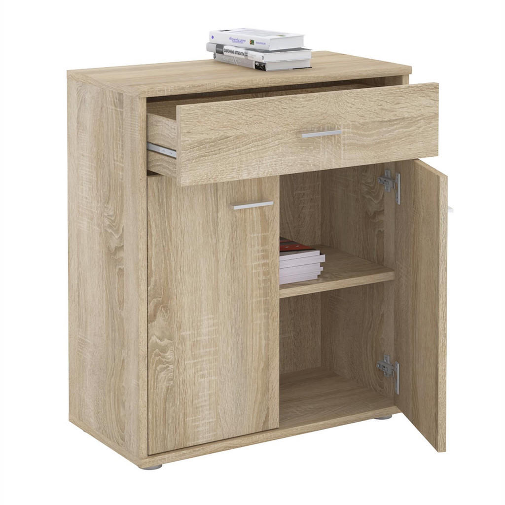 Thumbnail - CARO-Möbel Kommode, Sonoma Eiche, Holzwerkstoff, Mode, 60x70x30 cm, Wohnzimmer, Kommoden & Sideboards, Highboards