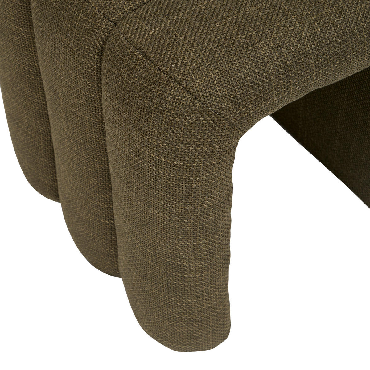 BOGEN-HOCKER Sisco 43/42/44 cm - Grün, Textil (42/44/43cm) - Atmosphera Createur d´interieur