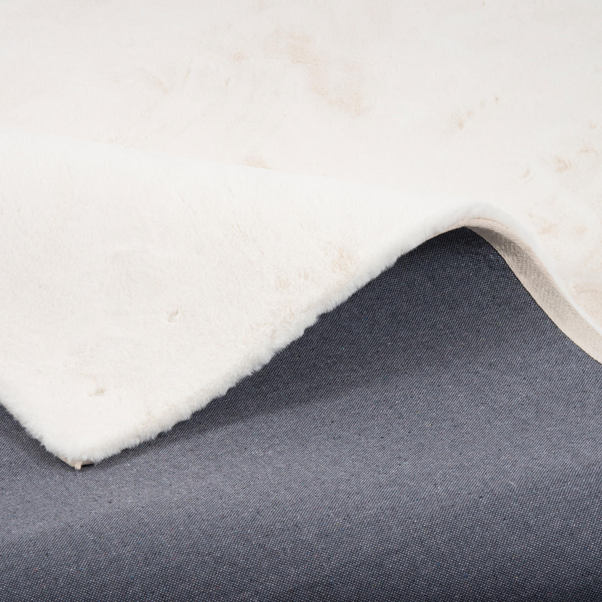 FELLTEPPICH LUXUS SUPER SOFT PLUSH - Weiß, Textil (120/170cm) - Pergamon