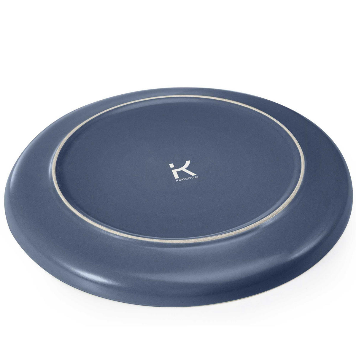 KOMBISERVICE VICTO 6 Personen 24-tlg - Blau, Keramik (27/2/27cm) - KONSIMO®