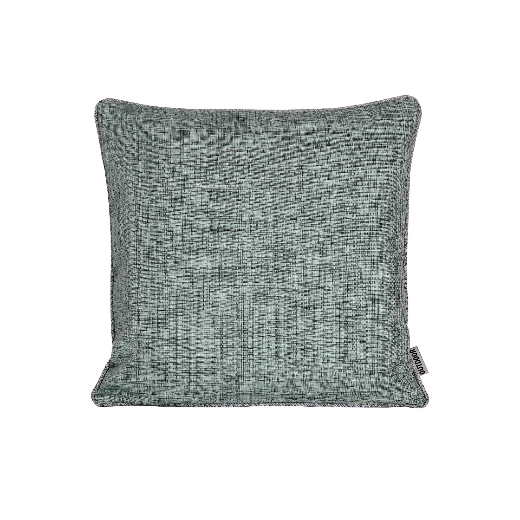 KISSENBEZUG Outdoor meliert 40x40 cm Mint - Mintgrün, Textil (40/40cm) - TiborTex