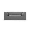 SOFA Ruby aus strukturiertem Stoff grau 2 Sitzplätze - Grau, Textil (174/69/93cm) - Micadoni