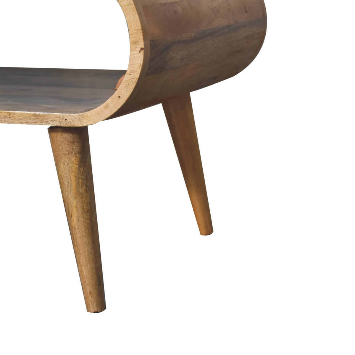 COUCHTISCH Offen Eichenoptik, Offenes Fach, Beige - Beige, Holz (50/80/44cm) - Artisan Furniture