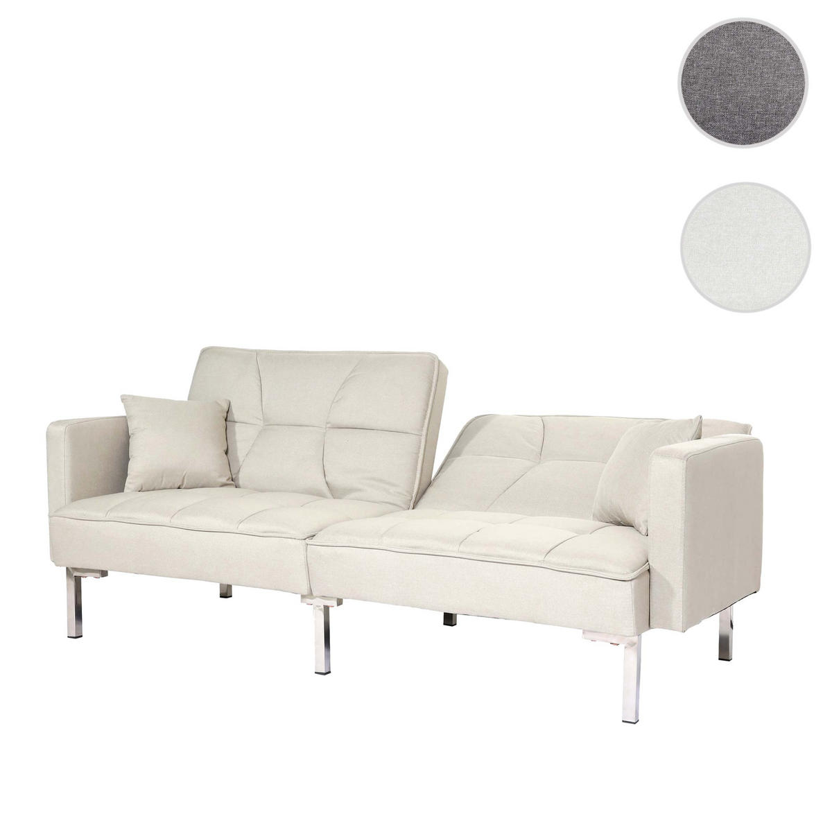 SCHLAFSOFA Beige - Beige, Textil (190/83/87cm) - MCW