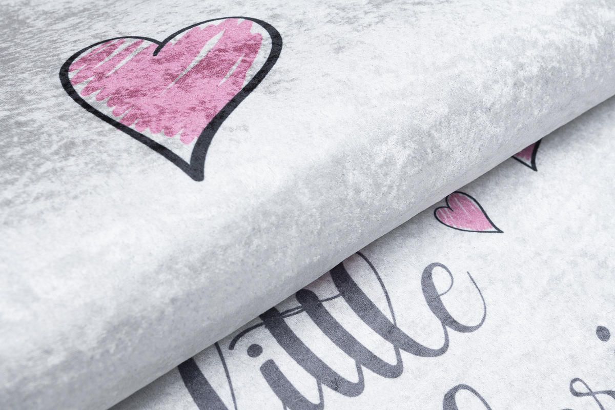 TEPPICH EMMA Grau 160/230 cm - Grau, Kunststoff (160/230cm) - Tapiso