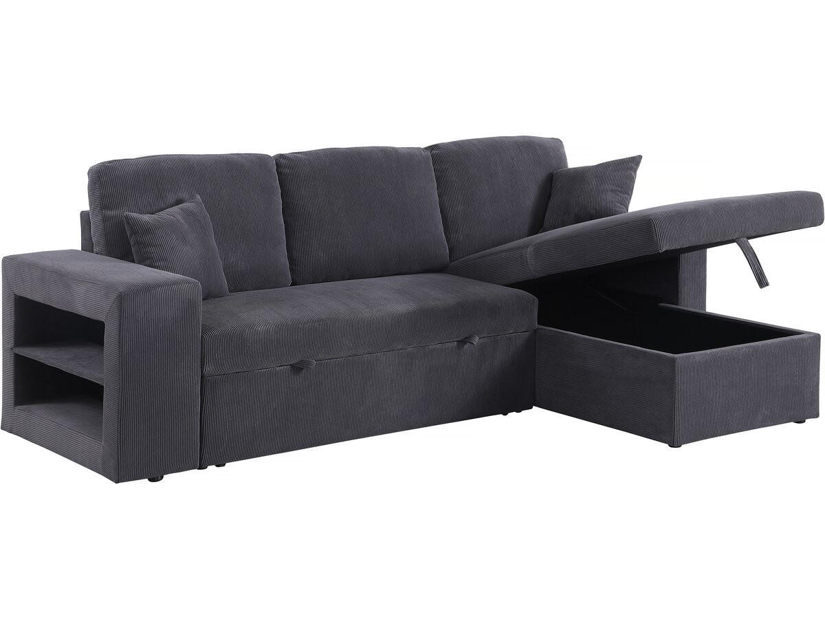 ECKSOFA axel Grau - Grau, Textil (146/233cm) - Habitat Garten