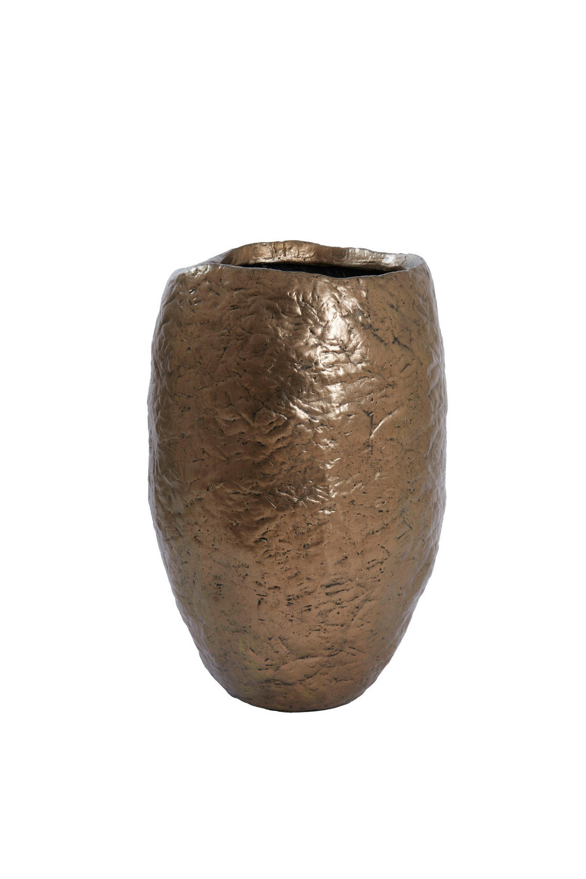 VASE Tingri Bronze Ø39/58 cm - Bronzefarben, Stein (58cm) - Light & Living