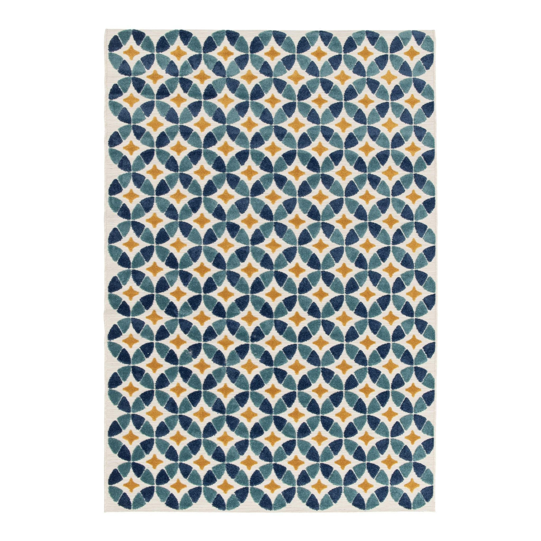 TEPPICH für Innen und Außen blau - Blau, Textil (160/230cm) - AFK Living