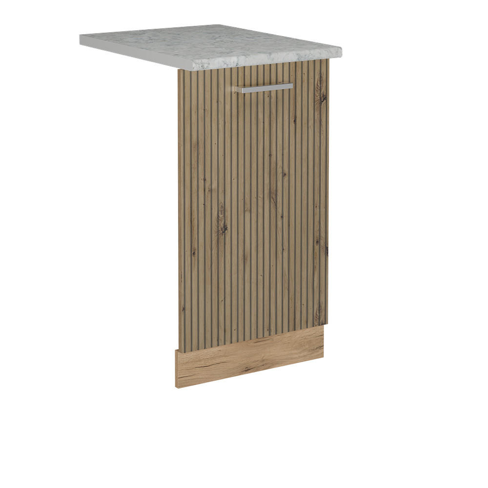 GESCHIRRSPÜLBLENDE R-Line Artisan-Eiche 45 cm , AP Marmor - Honigeiche/Eiche Artisan, Holzwerkstoff (45/81.8/1.6cm) - Vicco