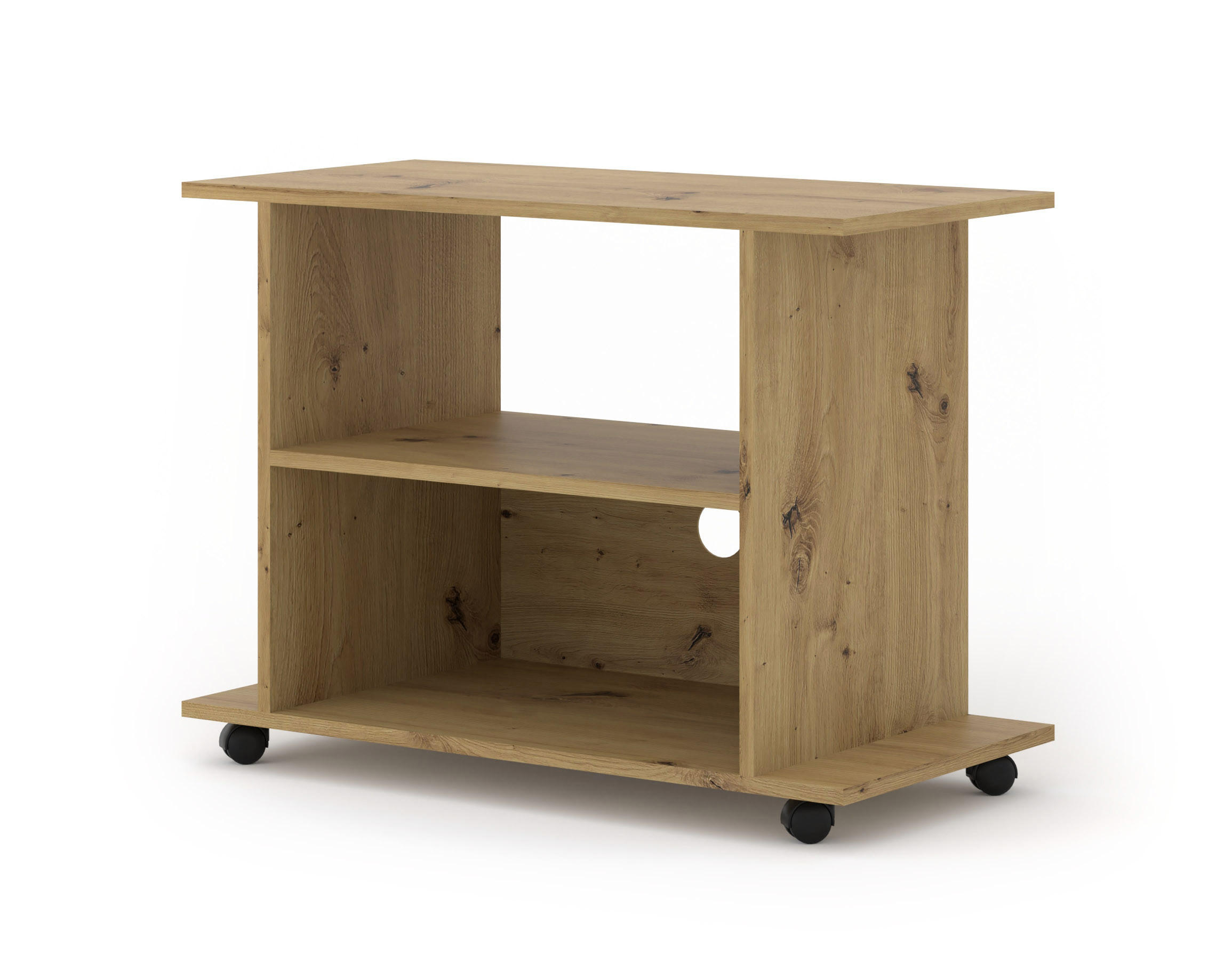 Raumhirsch Furniture TV Eiche Artisan 80x60x40 cm