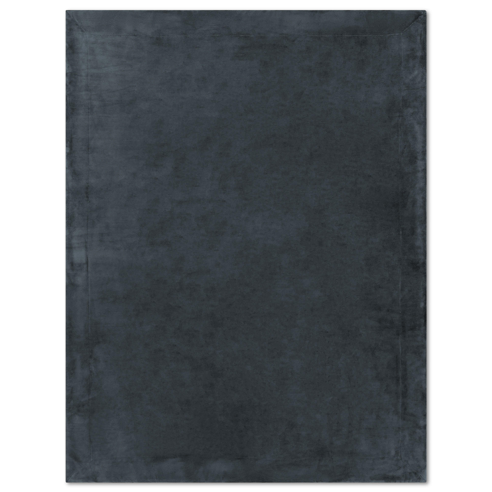 DECKE Alina 220/240 cm Anthrazit/Weiß - Weiß, Textil (220/240cm) - Beautissu 