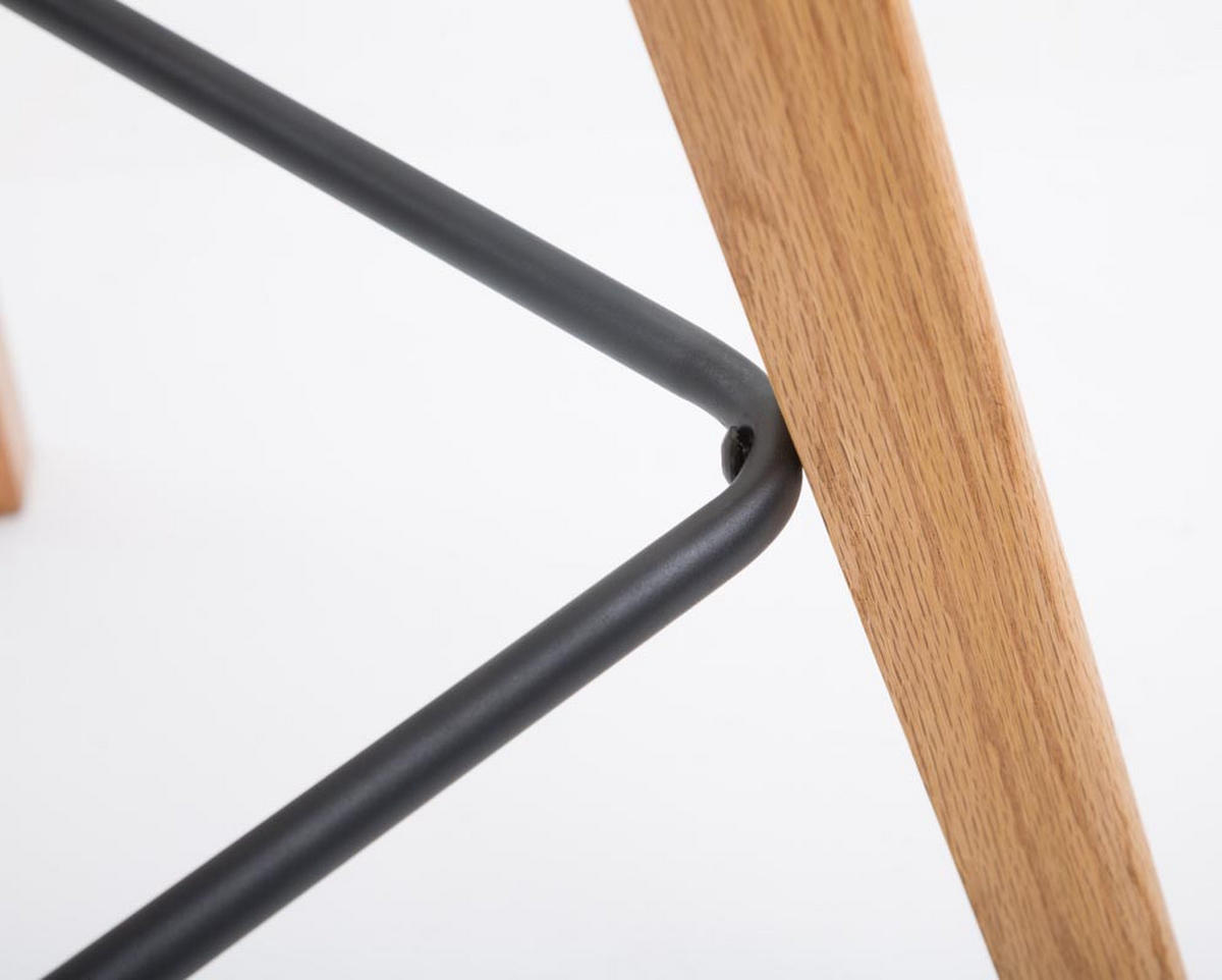 BARHOCKER 2er Set Gikar Stoff Taupe - Taupe, Textil (48/112/56cm) - DELUKE