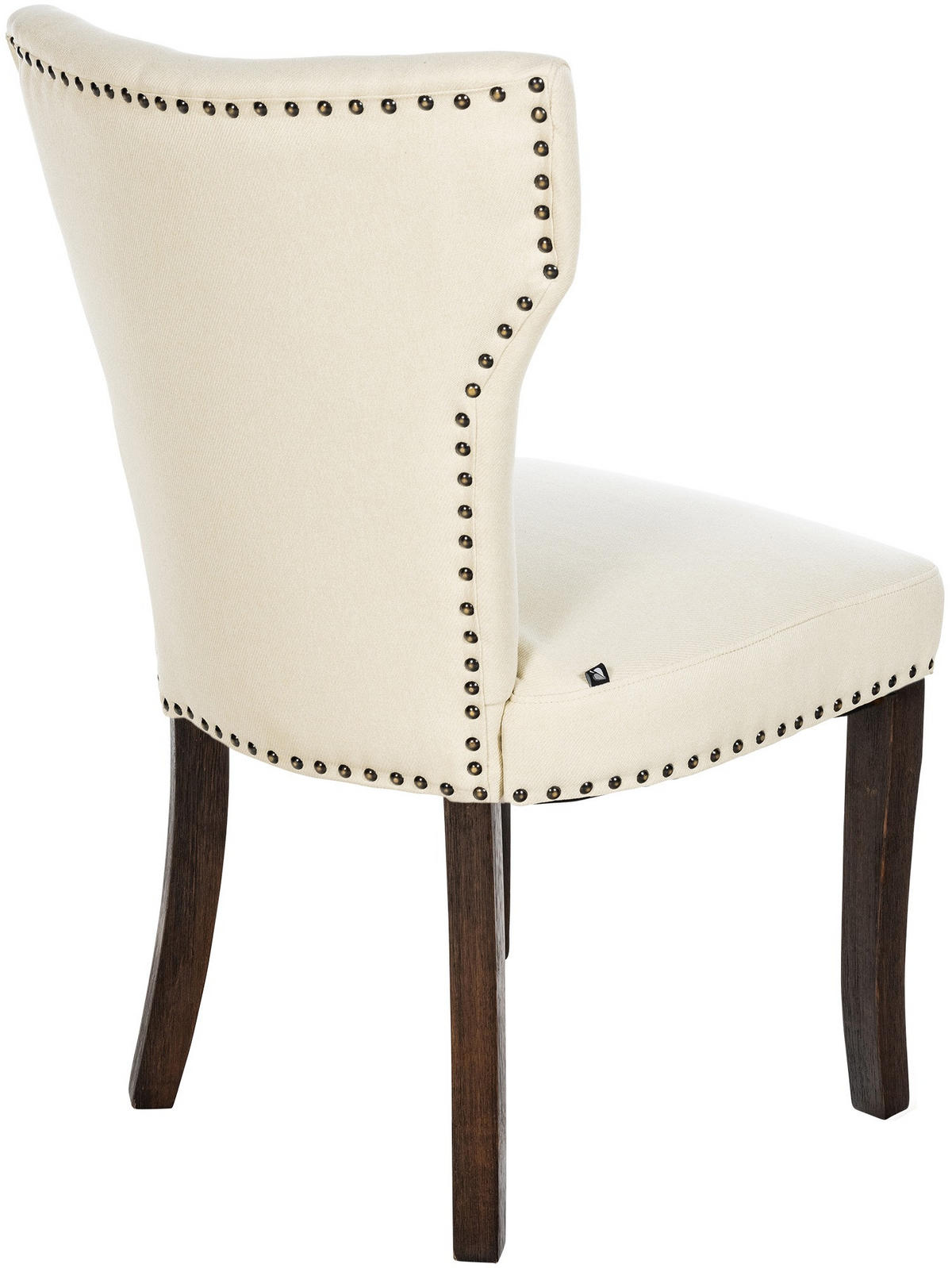 WOHNZIMMERSTUHL Stoff creme - Creme, Holz/Textil (52/90/59cm) - CLP