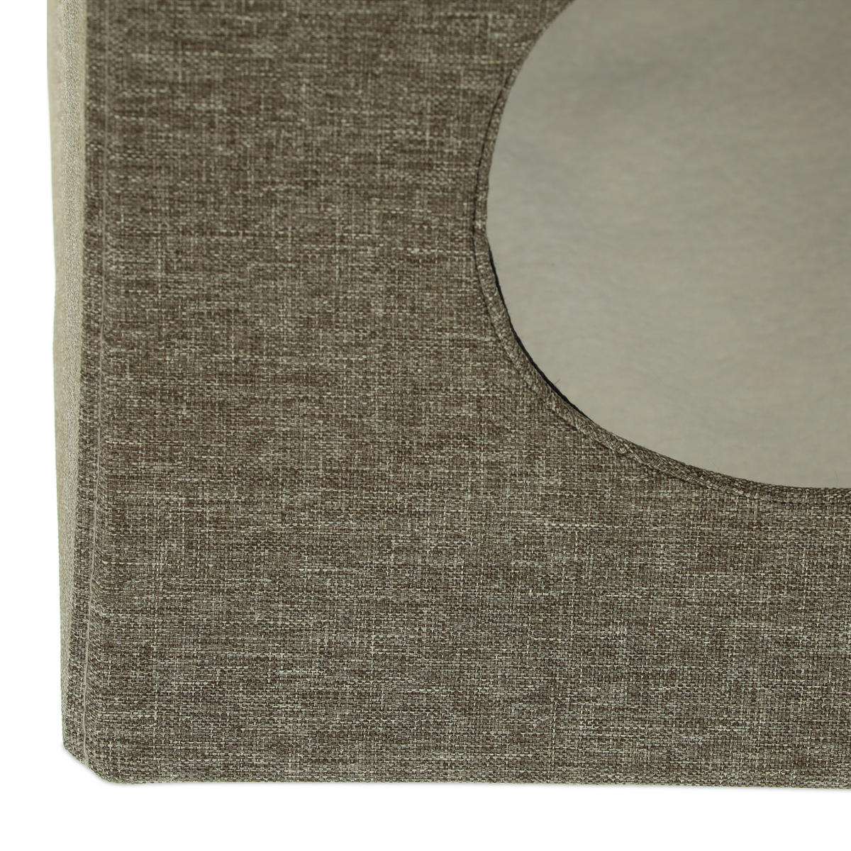 KATZENHÖHLE - Grau, Holzwerkstoff/Textil (38/44/38cm) - Relaxdays