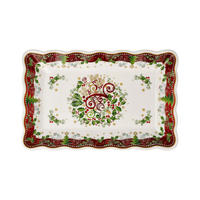 KÜNSTLERSCHALE Palais Royal - Karree, Porzellan, Bunt, 22 x 14 cm - Multicolor, Keramik (2.5cm) - Goebel