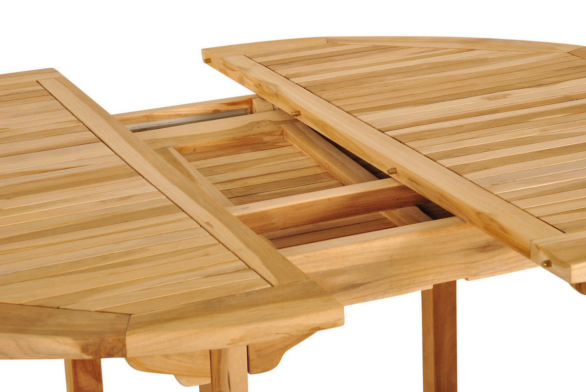 GARTENMÖBELSET 4TLG. BORNEO CARACAS - Beige, Holz - SAM