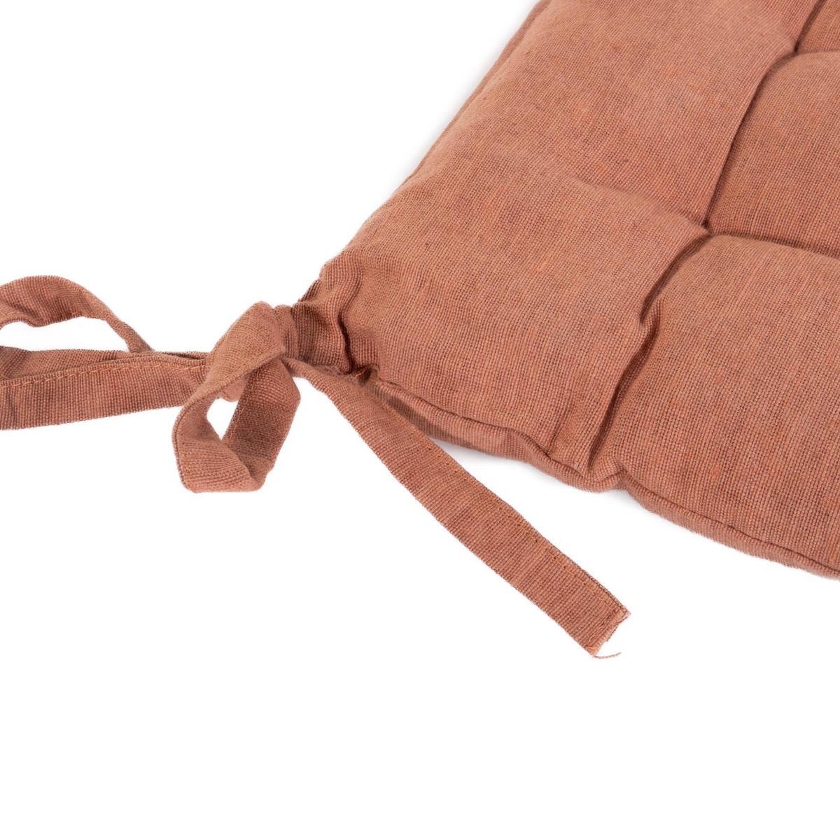 SITZKISSEN 40/40 cm - Braun, Naturmaterialien (40/40cm)