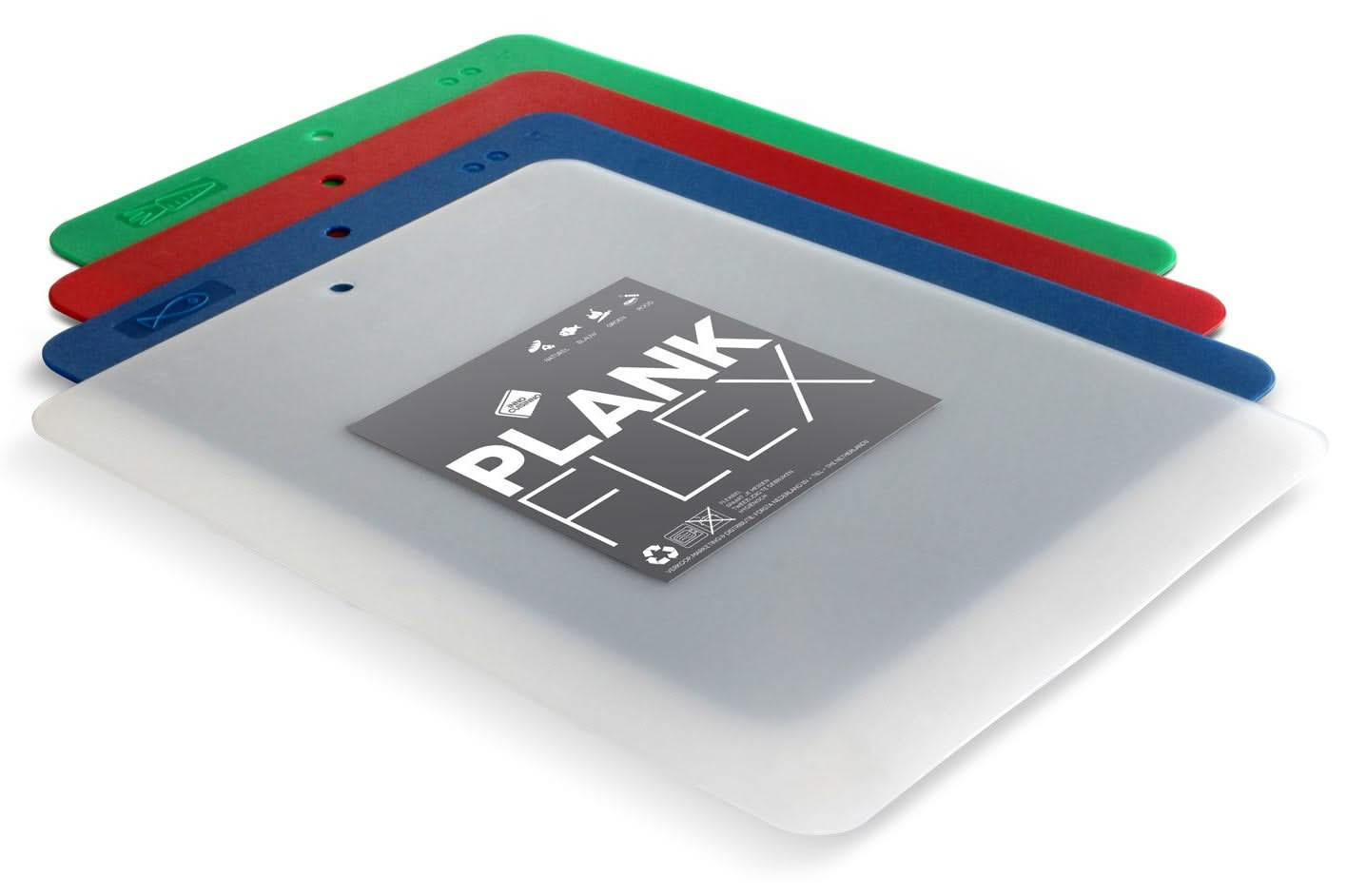 SCHNEIDEBRETT er - 38 x 29 cm - Flex - 4 Stück - Rot, Kunststoff (29/38cm)