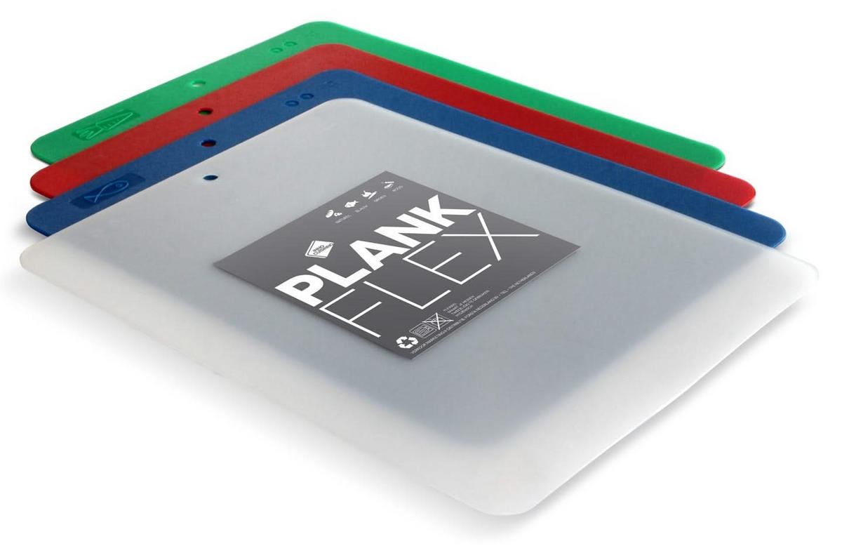 SCHNEIDEBRETT er - 38 x 29 cm - Flex - 4 Stück - Rot, Kunststoff (29/38cm)