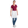 SCHÜRZE , Einheitsgröße, 65% Polyester, 35% Baumwolle, Weiß - Weiß, Textil (50/80cm) - Zollner
