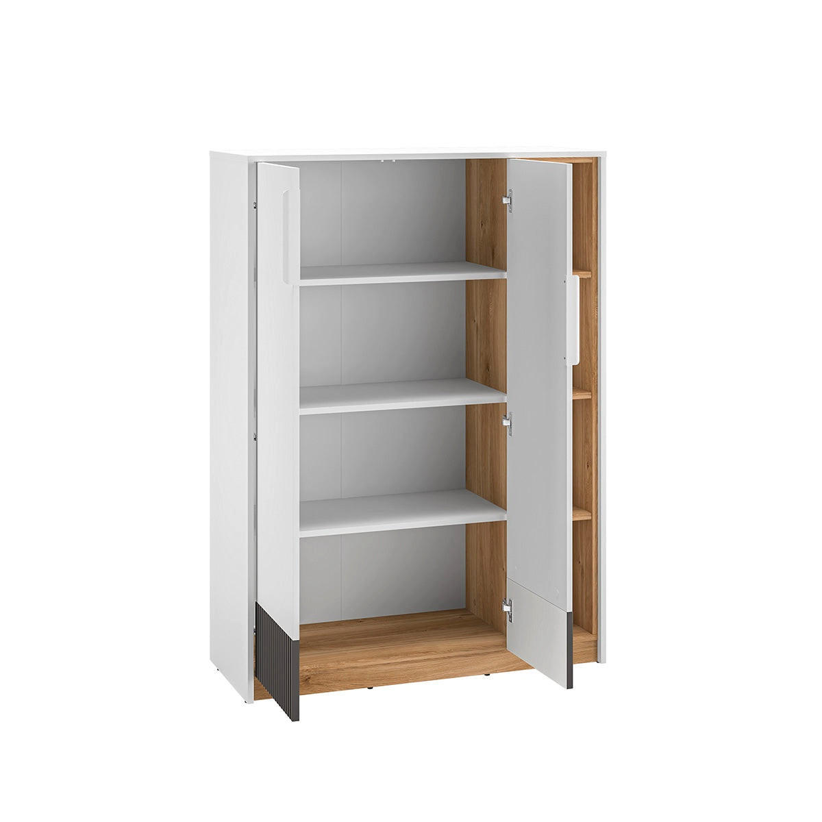 BÜCHERREGAL Ronan Weiß - Weiß, Holzwerkstoff (101/140/40cm) - Petits-meubles
