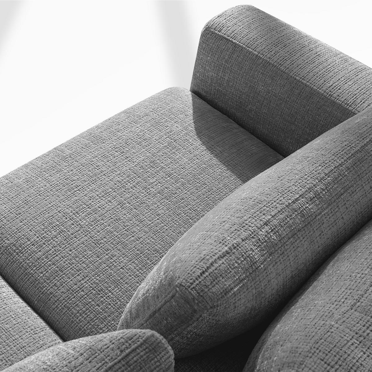 ECKSOFA rechts VERUS - Dunkelgrau, Holz/Holzwerkstoff (297/248cm) - KONSIMO®