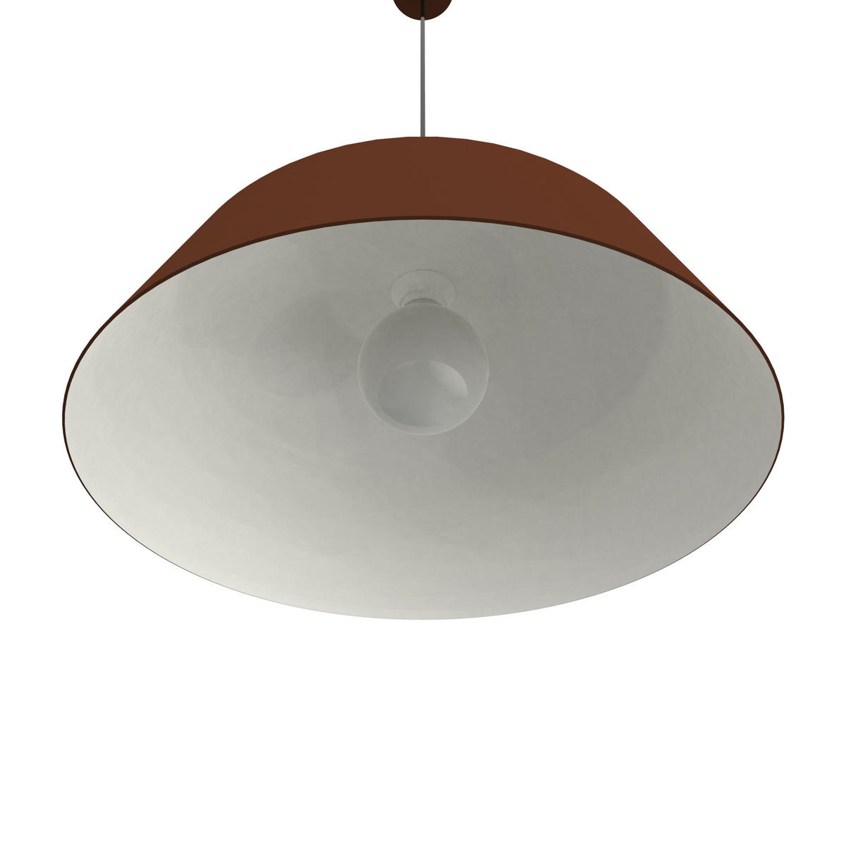 HÄNGELEUCHTE - Dunkelbraun, Metall (50/50/17cm) - Lumicom