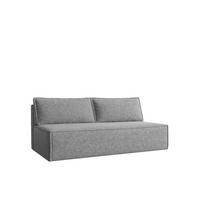 SCHLAFSOFA Mit Bettkasten DUO Stoff Verita Grau - Grau, Holz/Kunststoff (198/89/90cm) - Kaiser Möbel