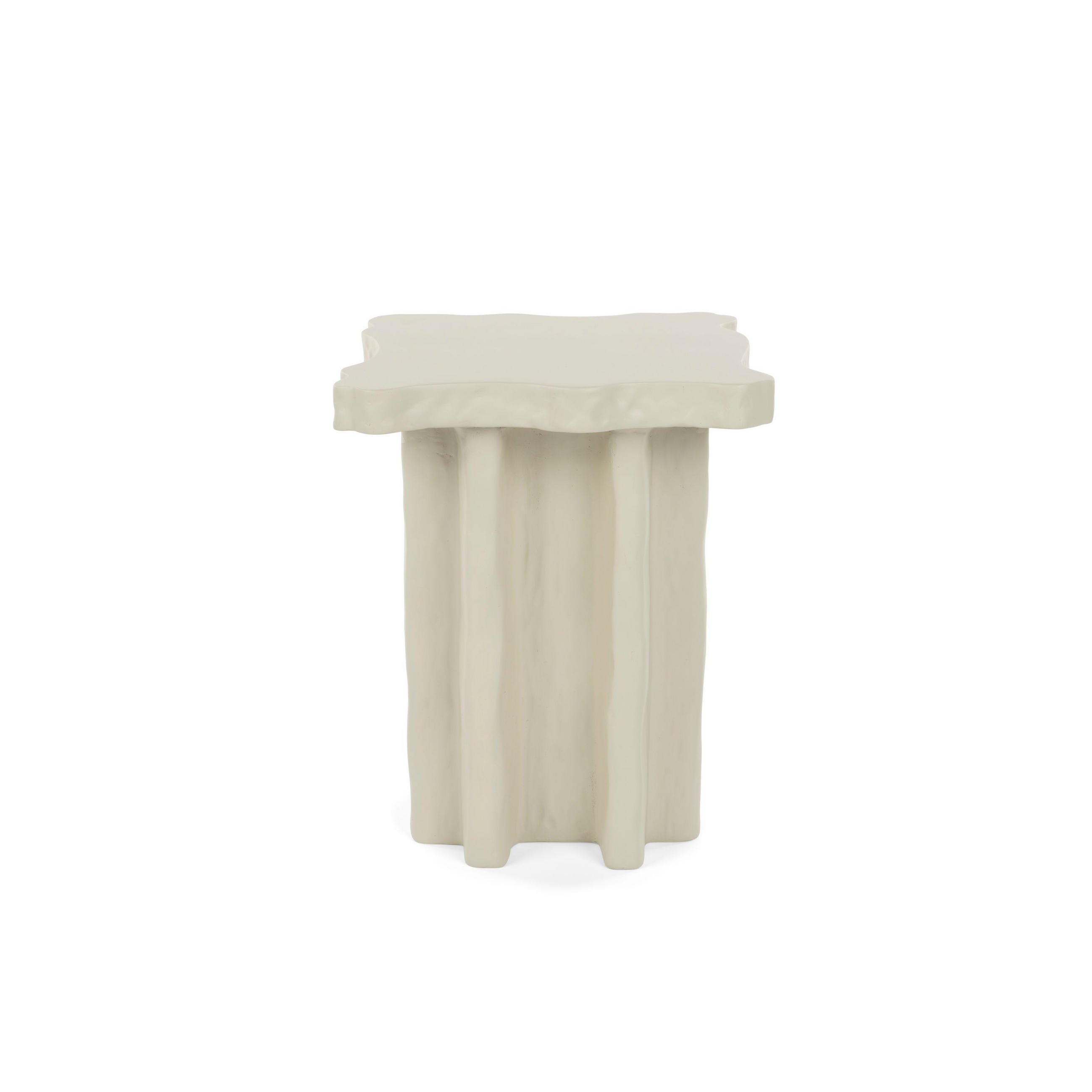 BEISTELLTISCH Born To Be Alive Vierkant 41x41 cm Beige - Beige, Naturmaterialien (41/41/51cm) - Bold Moneky