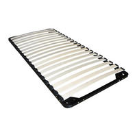 LATTENROST - 1 Person - metall - schwarz Kalista - Schwarz, Metall (90/200cm) - Vente-Unique