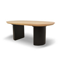ESSTISCH STILO Ausziehbar 200 - 300 / 110 x 76 cm - Eichefarben/Schwarz, Holz (200/110/76cm) - MASSENO