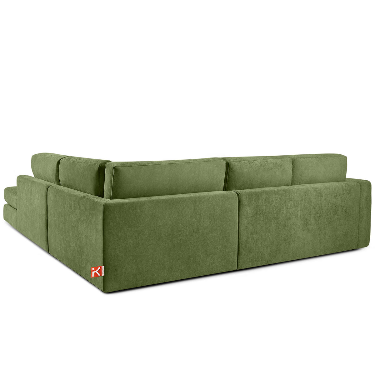 ECKSOFA rechts VERUS - Grün, Holz/Holzwerkstoff (297/248cm) - KONSIMO®
