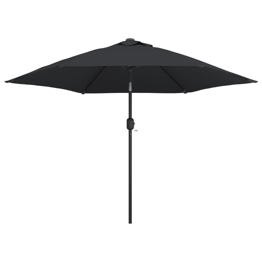 furnicato Sonnenschirm Schwarz 300x300 cm
