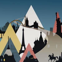 FOTOTAPETE Stadtbild 300 x 280 cm - Multicolor, Papier (300/280cm) - Sanders & Sanders