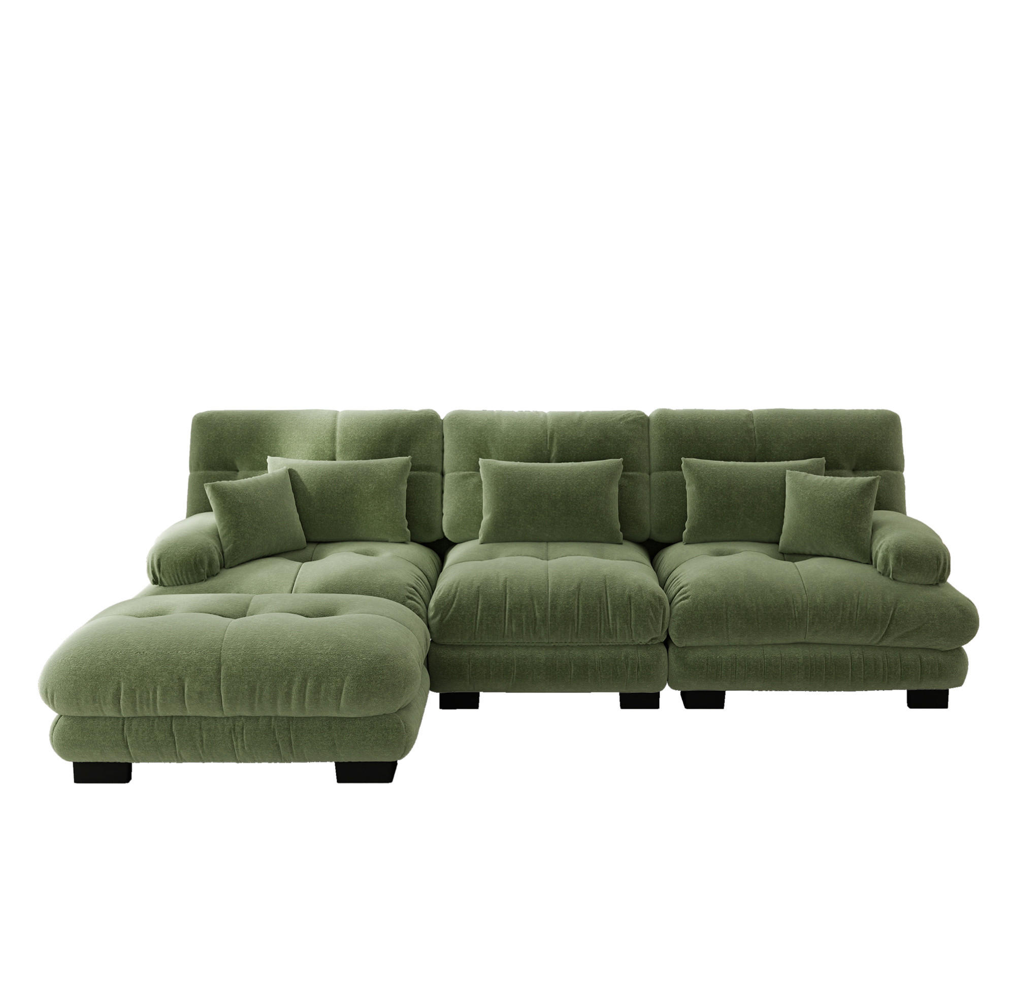 Redom Ecksofa Grün 313x145 cm
