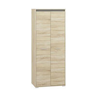 KLEIDERSCHRANK – AVO 02 – 80 cm – Avo – Sonoma Eiche / Dunkelgrau - Dunkelgrau/Sonoma Eiche, Holzwerkstoff (80/200/50cm) - hi-markt