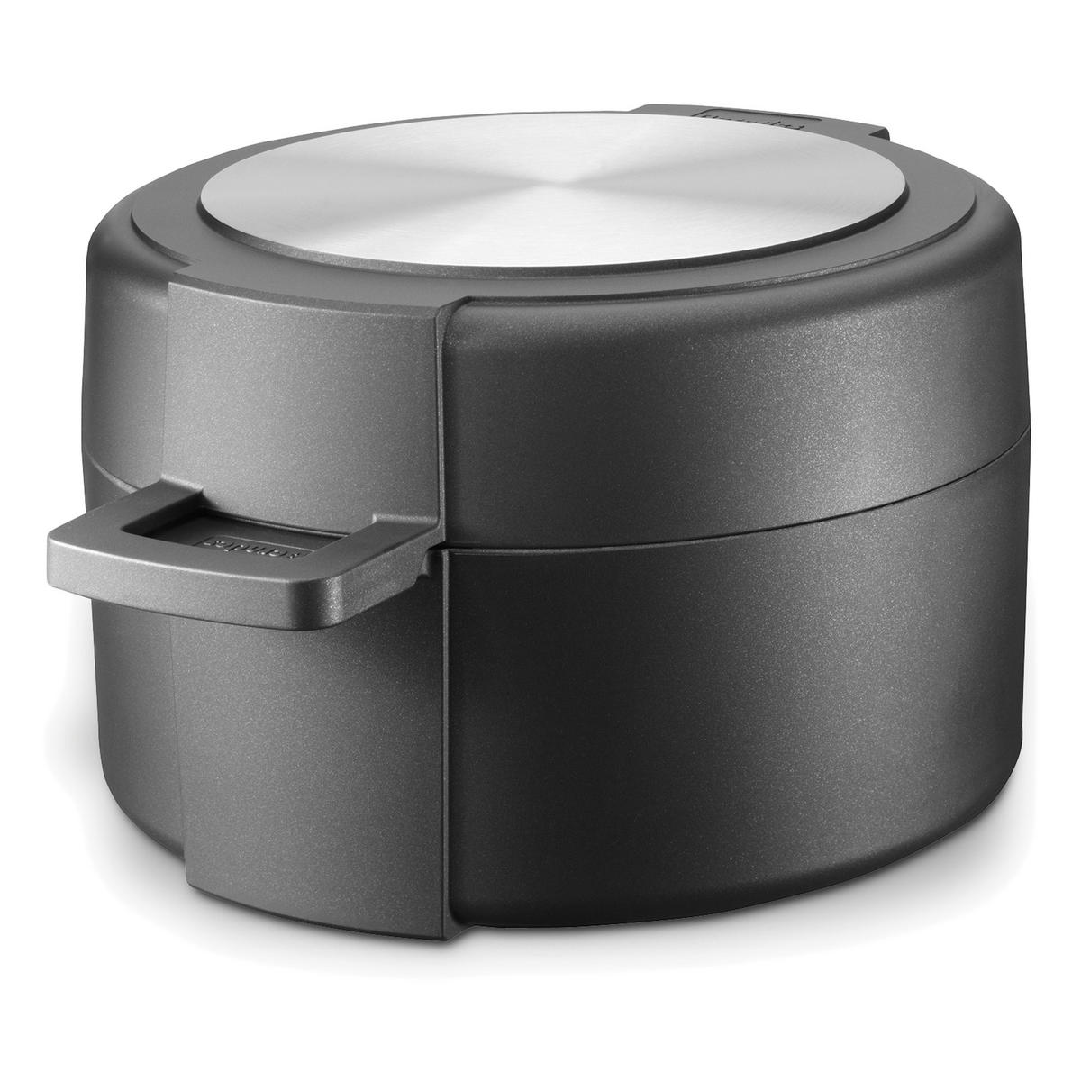 BRÄTERSET b.double, 3-tlg., mit Glasdeckel, Aluminiumguss, Schwarz - Schwarz, Metall (34/26/20cm) - Berndes