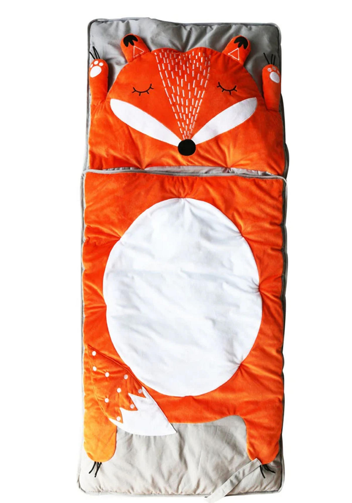 KINDERSCHLAFSACK in Fox - Orange/Weiß, Textil (165/75cm) - KomfortKissen