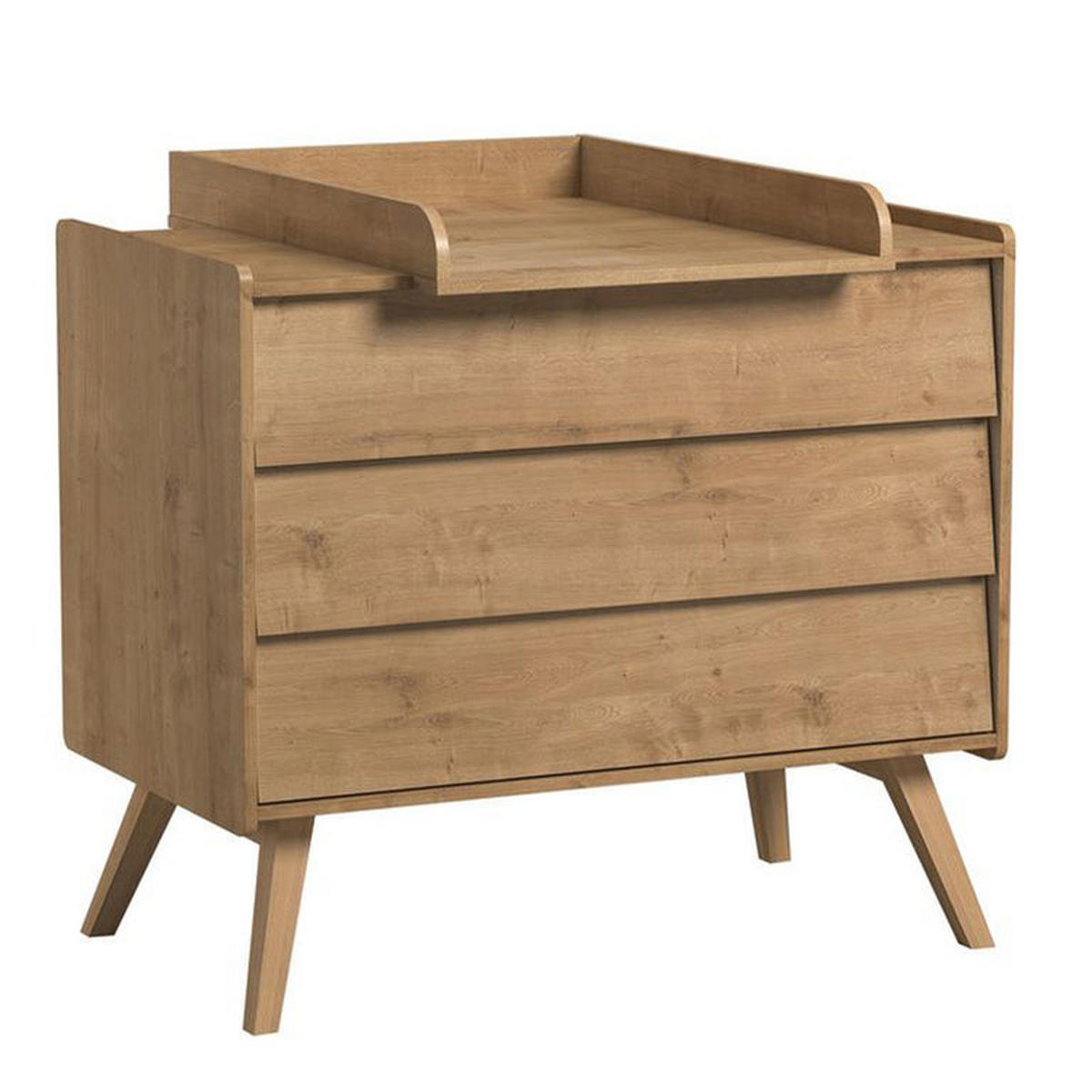 SOBA ZA BEBE 3-dijelni Vintage drvo - smeđa, drvni materijal (145/103/75cm) - Petits-meubles