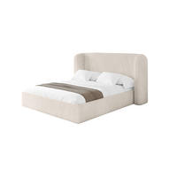 POLSTERBETT mit Bettkasten und Lattenrost, Boxbett ohne Matratze - ESTI 160x200 Beige - Greige, Holzwerkstoff/Textil (160/200cm) - ALTDECOR