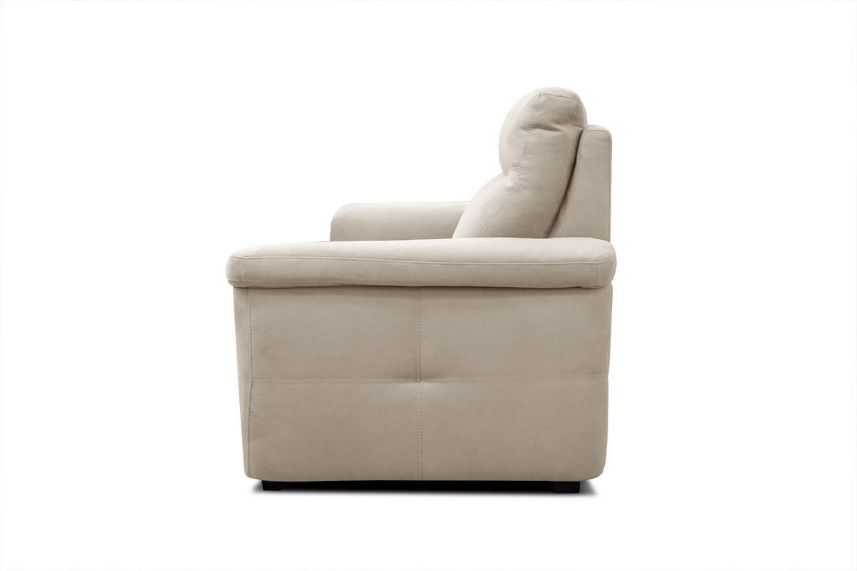 SOFA JONES 2-Sitzer, creme - Creme, Holzwerkstoff/Textil (166/102/99cm) - Courtois Laville