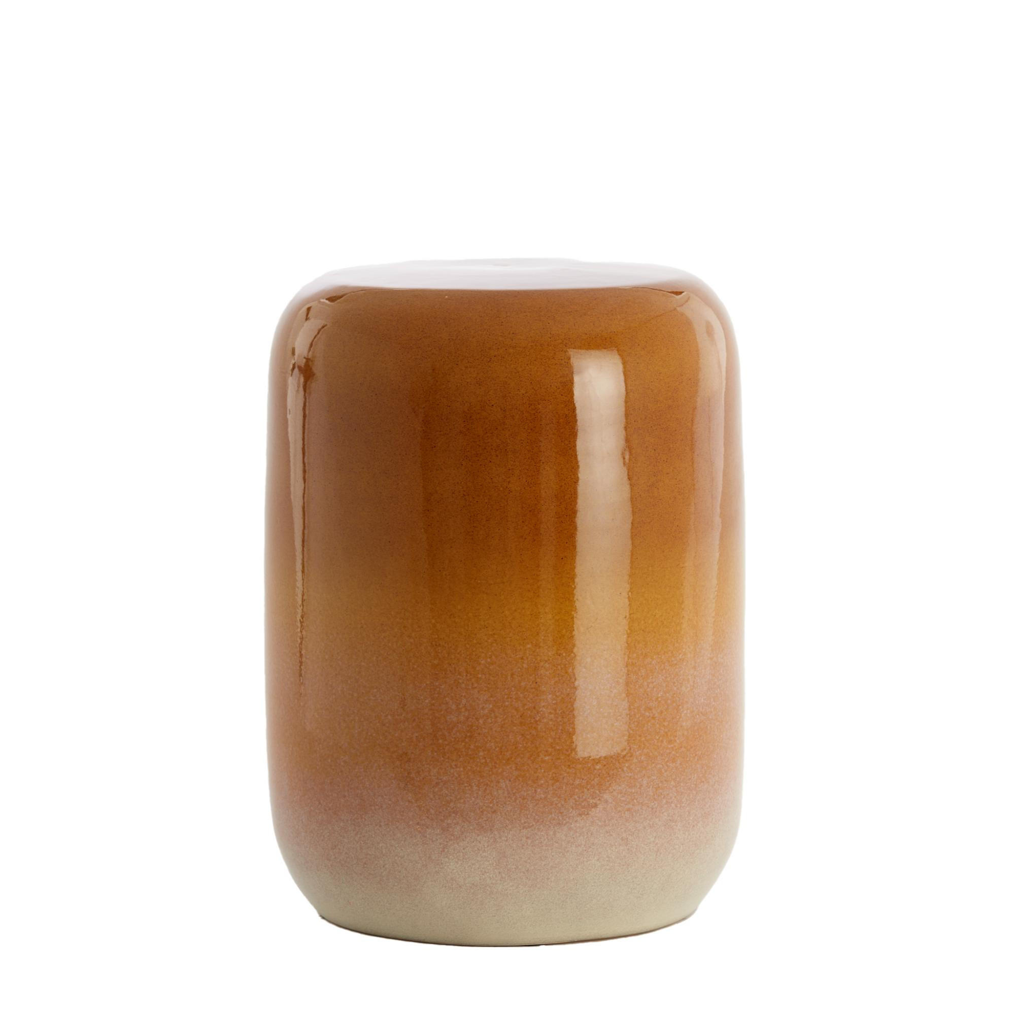 BEISTELLTISCH Franca Gelb 34/34/46.5 cm - Gelb, Keramik (34/34/46.5cm) - Light & Living