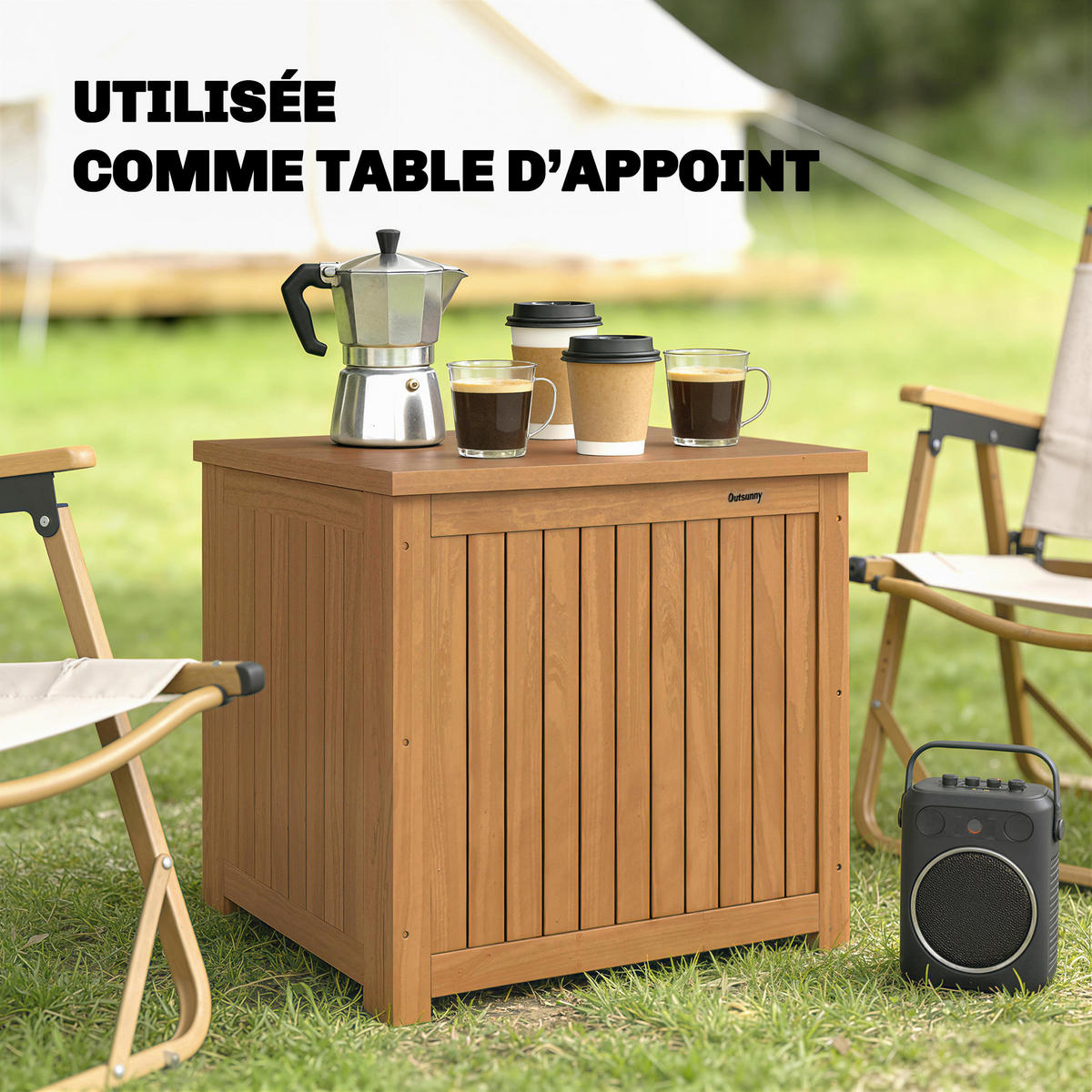 KISSENBOX DE-18687 Braun - Braun, Holzwerkstoff (51/58.5/63cm) - ComfortXL